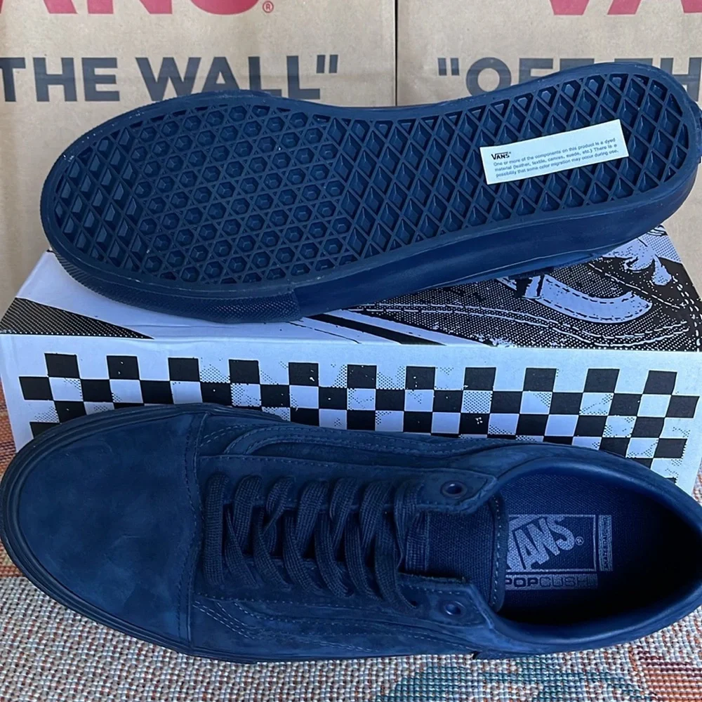 Vans Men’s Skate Old Skool Mono Dark Blue VN0ASFCB1PE Sneakers
